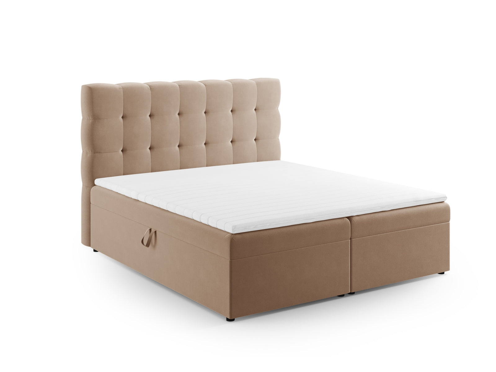 Bali Boxspring Bed Set — Beige