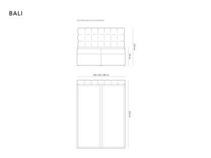 Bali Boxspring Bed Set