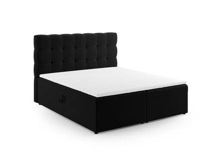 Bali Boxspring Bed Set — Black