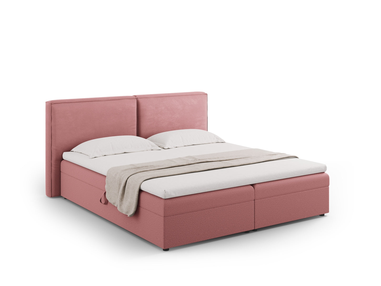 Arendal Boxspring Bed Set — Pink