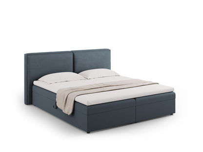 Arendal Boxspring Bed Set — Blue