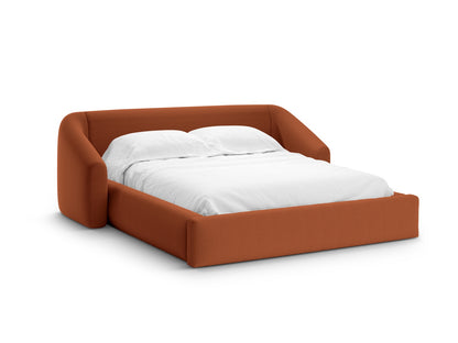 Campi Storage Bed With Headboard — Brick