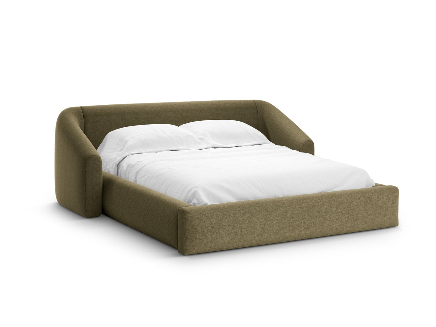 Campi Storage Bed With Headboard — Green