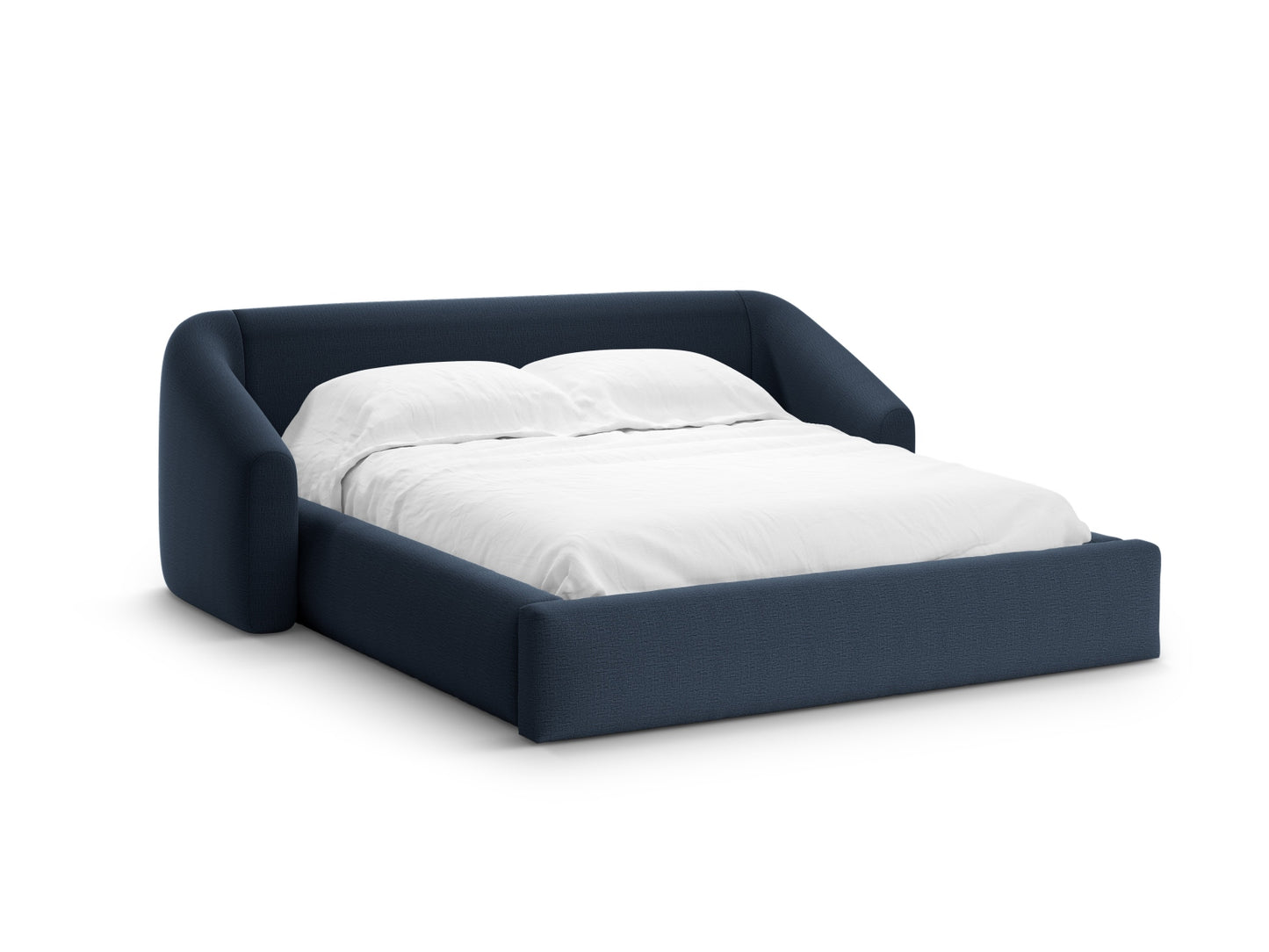 Campi Storage Bed With Headboard — Royal Blue