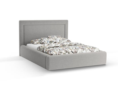 Kemer Storage Bed With Headboard — Grey