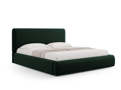 Colonel Storage Bed With Headboard — Bottle Green