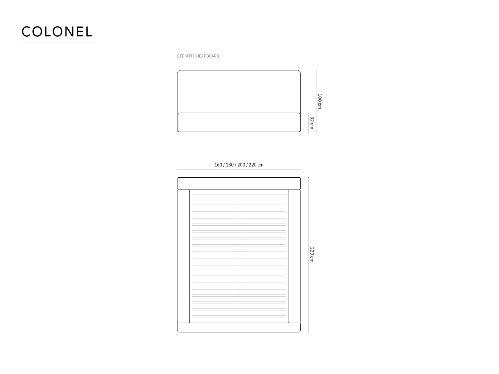 Colonel Storage Bed With Headboard