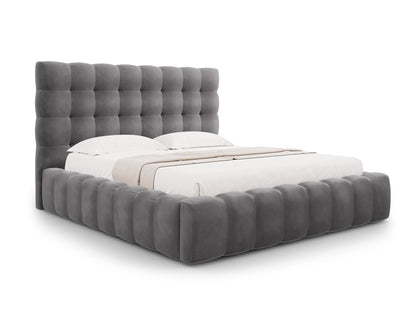 Bali Storage Bed With Headboard — Grey