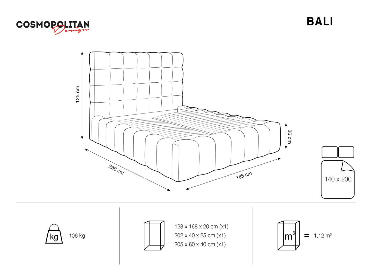 Bali Storage Bed With Headboard