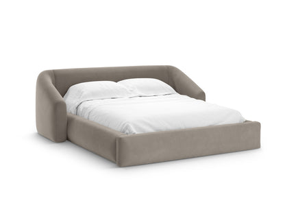 Campi Storage Bed With Headboard — Cappuccino