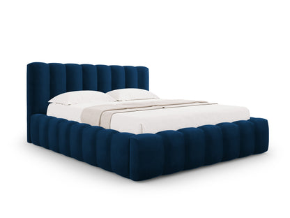 Palma Storage Bed With Headboard — Royal Blue