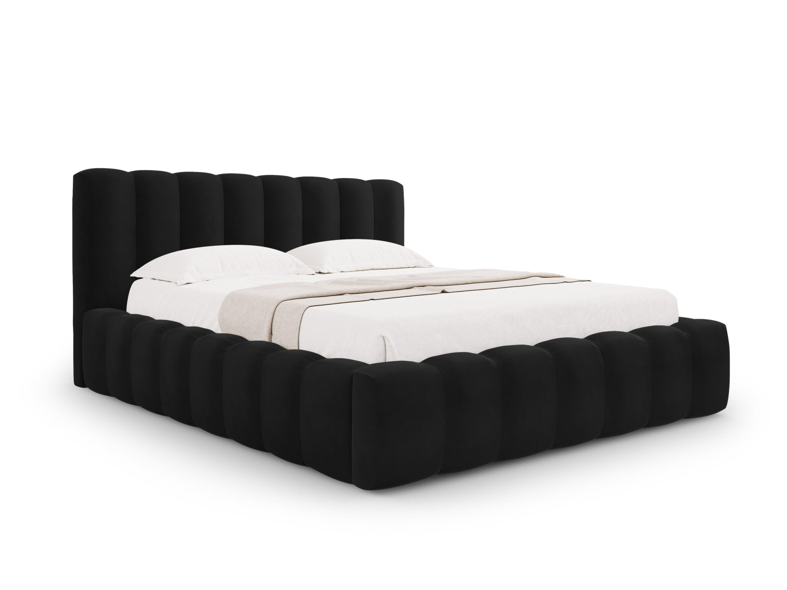 Palma Storage Bed With Headboard — Black