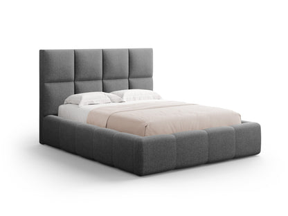 Livigno Storage Bed With Headboard — Dark Grey