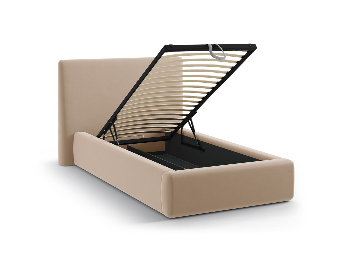 Asti Storage Bed With Headboard, 130x220 cm