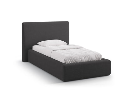 Asti Storage Bed With Headboard, 130x220 cm — Anthracite