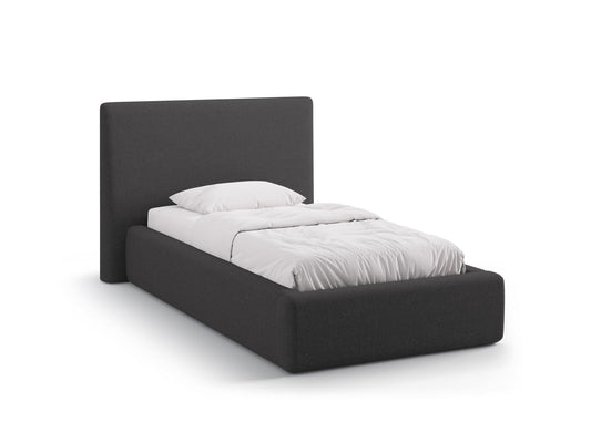 Asti Storage Bed With Headboard, 130x220 cm — Anthracite