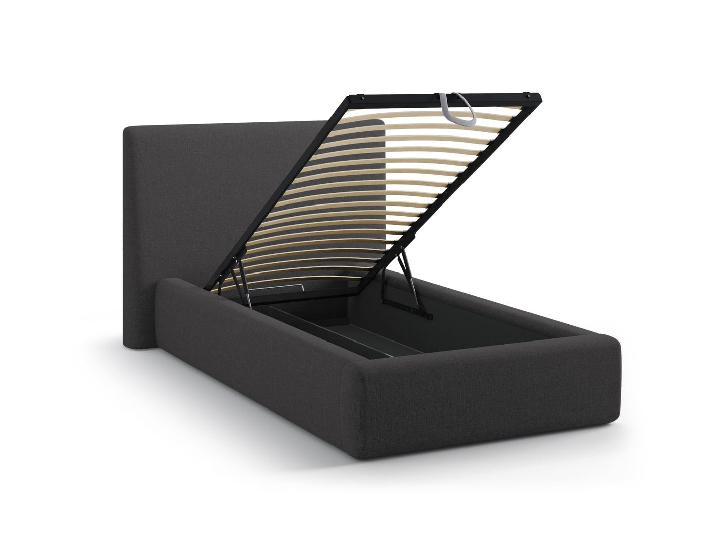 Asti Storage Bed With Headboard, 130x220 cm