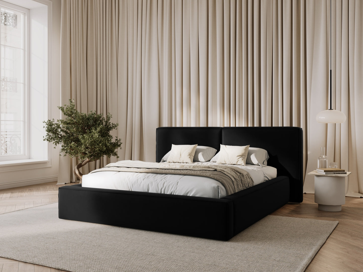 Arendal Storage Bed With Double Headboard