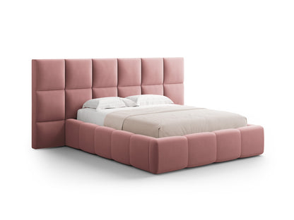 Livigno Storage Bed With Double Headboard — Pink