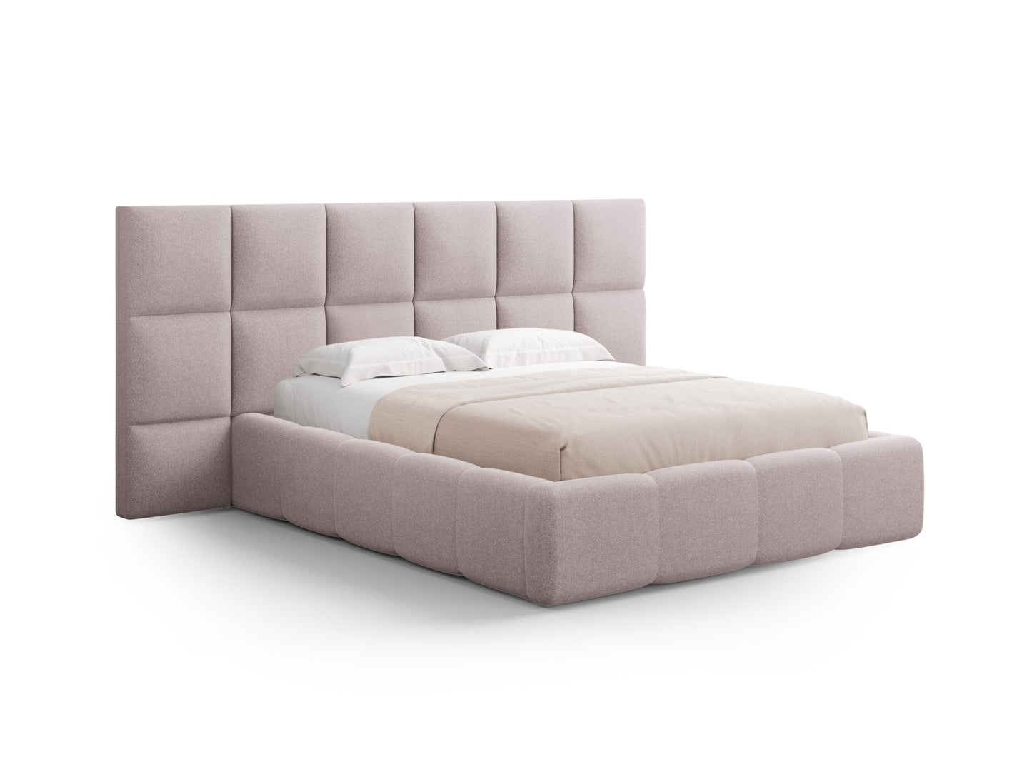 Livigno Storage Bed With Headboard — Pink