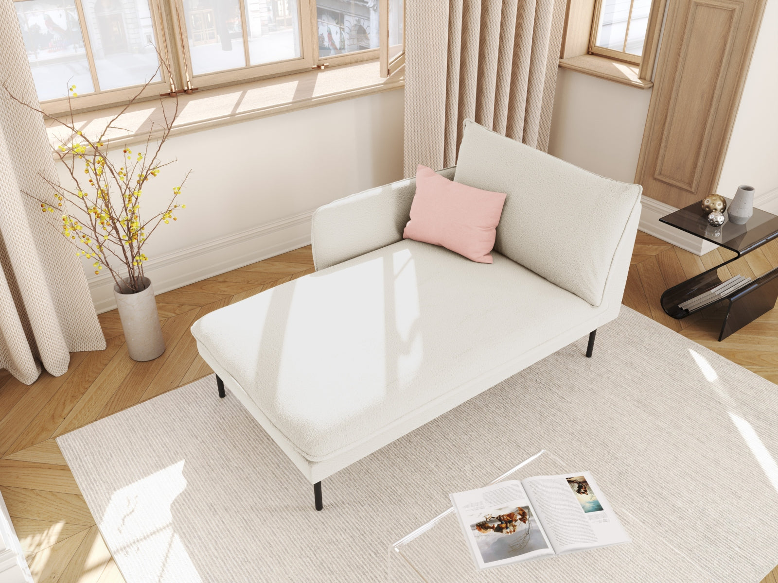 Vienna Chaise Longue, 110x170 cm
