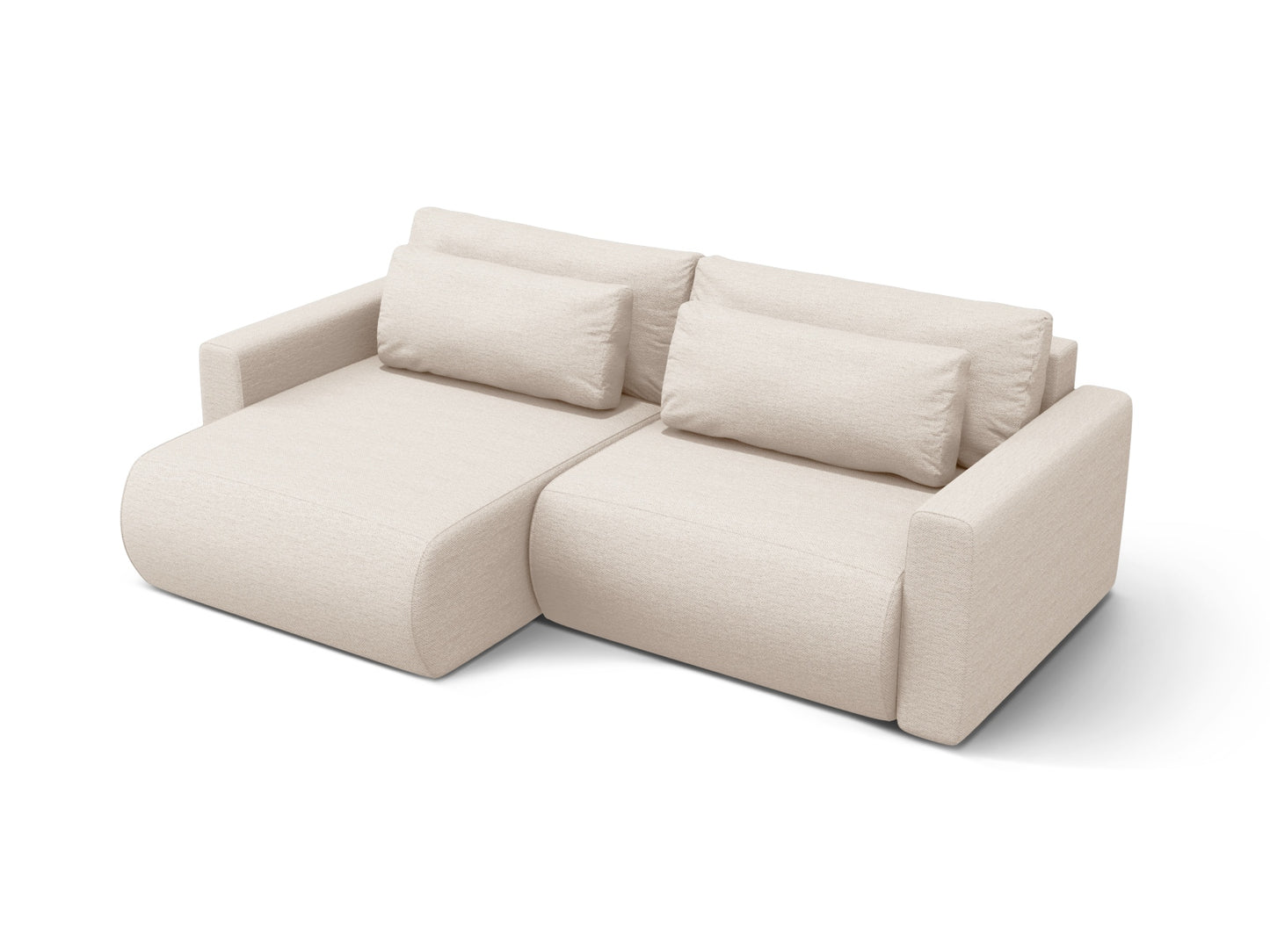 Belfast Reversible Corner Sofa With Bed Function And Box, 3 Seats, 240x149 cm