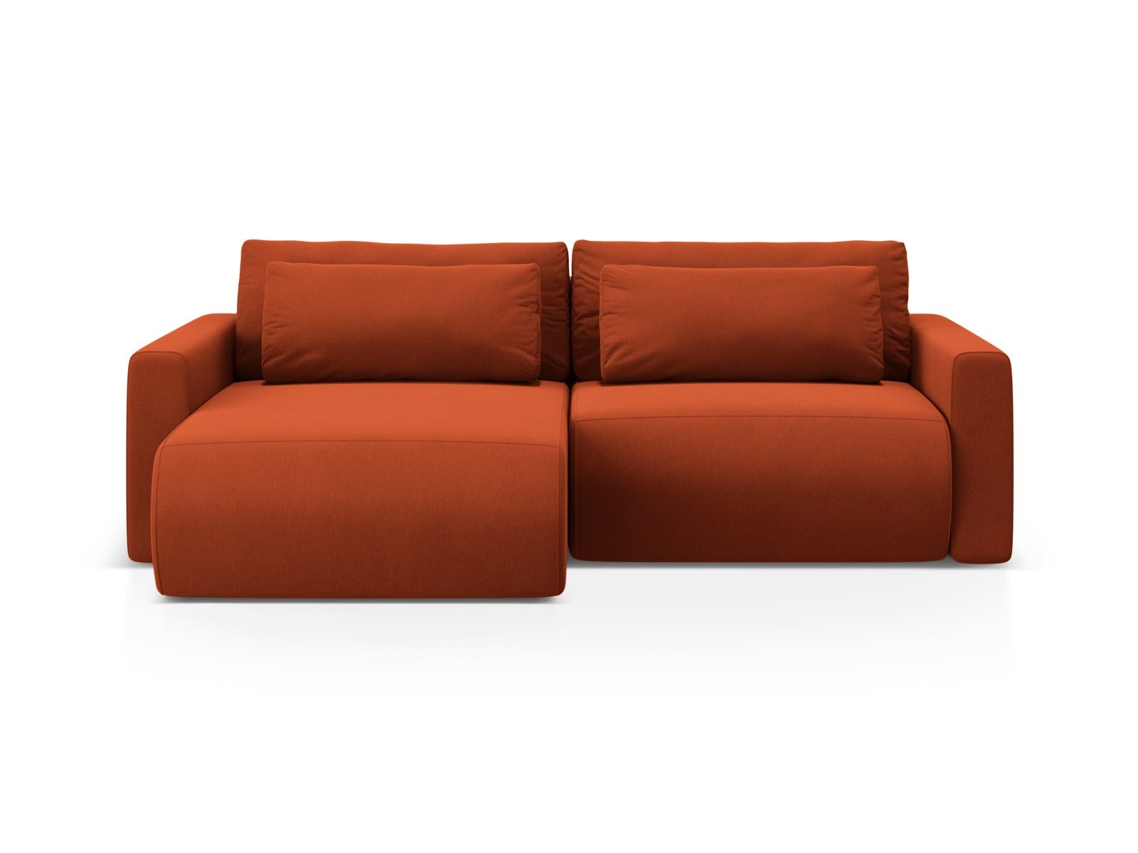 Belfast Reversible Corner Sofa With Bed Function And Box, 3 Seats, 240x149 cm — Auburn