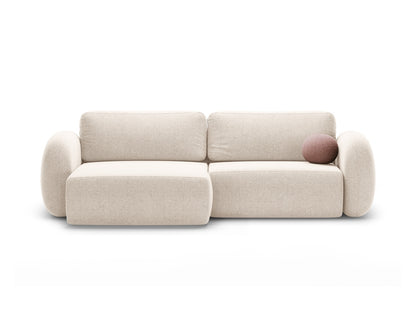 Tonale Reversible Corner Sofa With Bed Function And Box, 4 Seats, 262x149 cm — Light Beige