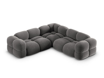 Loretto Symmetrical Corner Sofa, 4 Seats, 250x250 cm — Grey