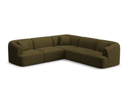 Campi Modular Symmetrical Corner Sofa, 6 Seats, 255x255 cm — Green