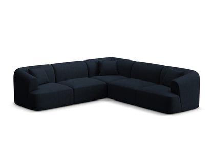 Campi Modular Symmetrical Corner Sofa, 6 Seats, 255x255 cm — Royal Blue