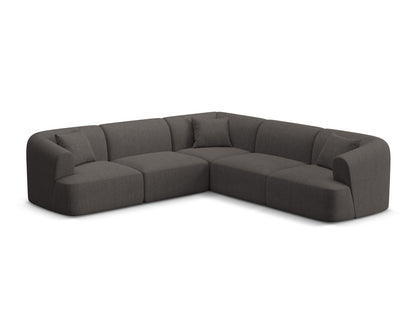 Campi Modular Symmetrical Corner Sofa, 6 Seats, 255x255 cm — Grey
