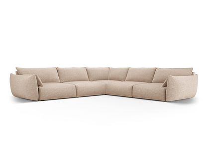 Matera Symmetrical Corner Sofa, 7 Seats, 286x286 cm — Beige