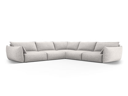 Matera Symmetrical Corner Sofa, 7 Seats, 286x286 cm — Light Grey