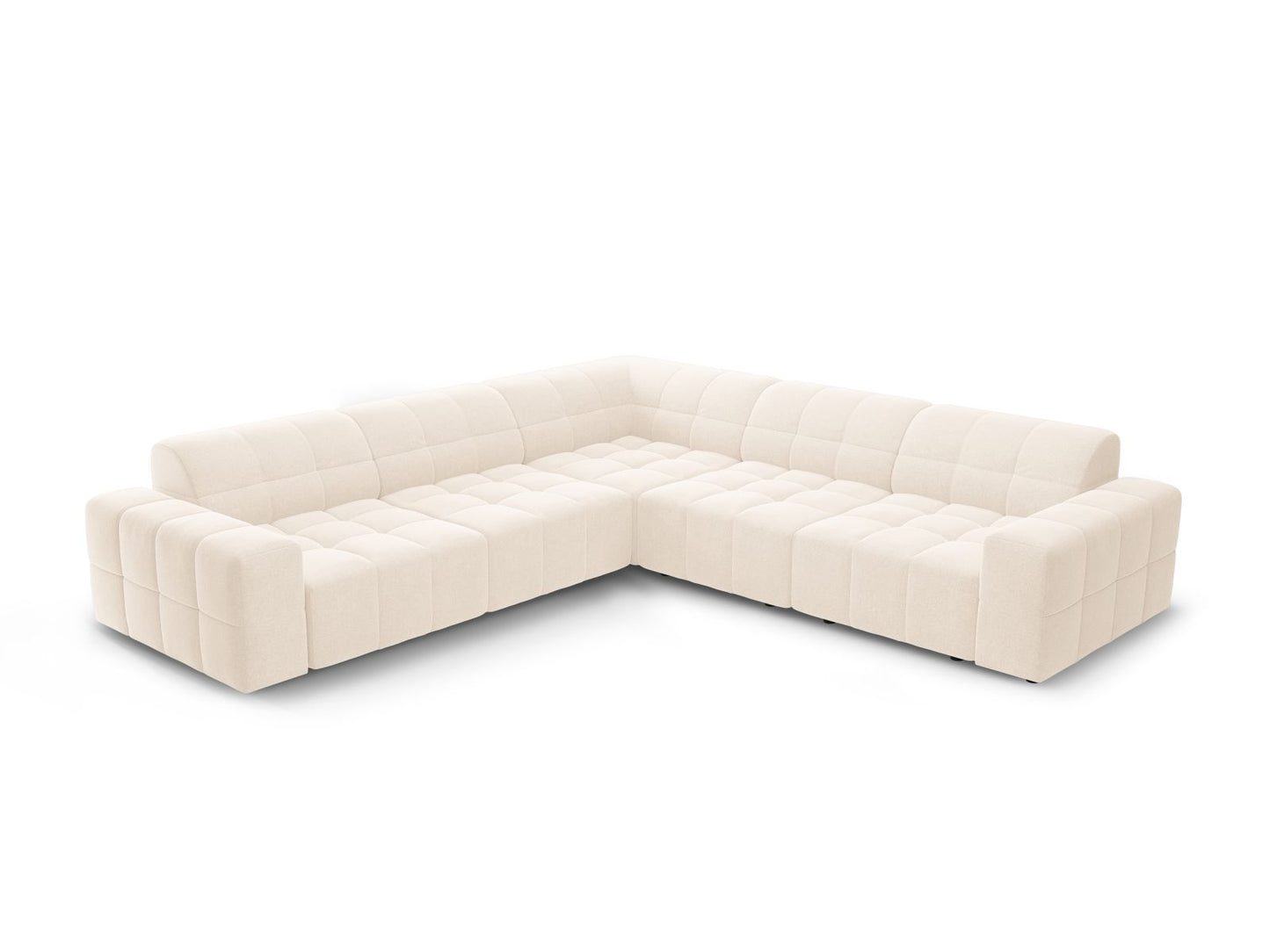 Chicago Symmetrical Corner Sofa, 4 Seats, 285x285 cm — Light Beige