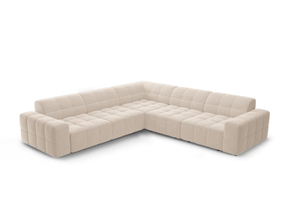 Chicago Symmetrical Corner Sofa, 4 Seats, 285x285 cm — Beige