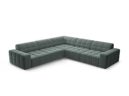 Chicago Symmetrical Corner Sofa, 4 Seats, 285x285 cm — Petrol