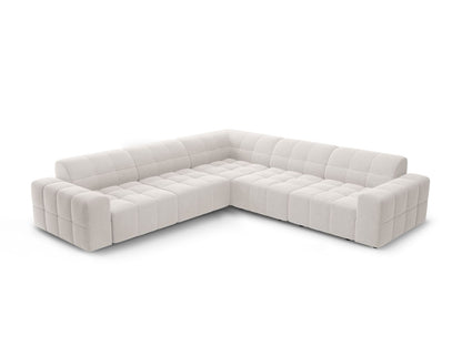 Chicago Symmetrical Corner Sofa, 4 Seats, 285x285 cm — Light Grey