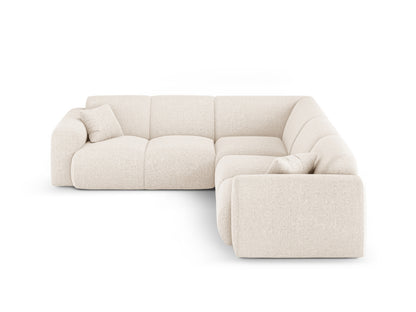 Nolio Symmetrical Corner Sofa, 5 Seats, 252x252 cm — Light Beige