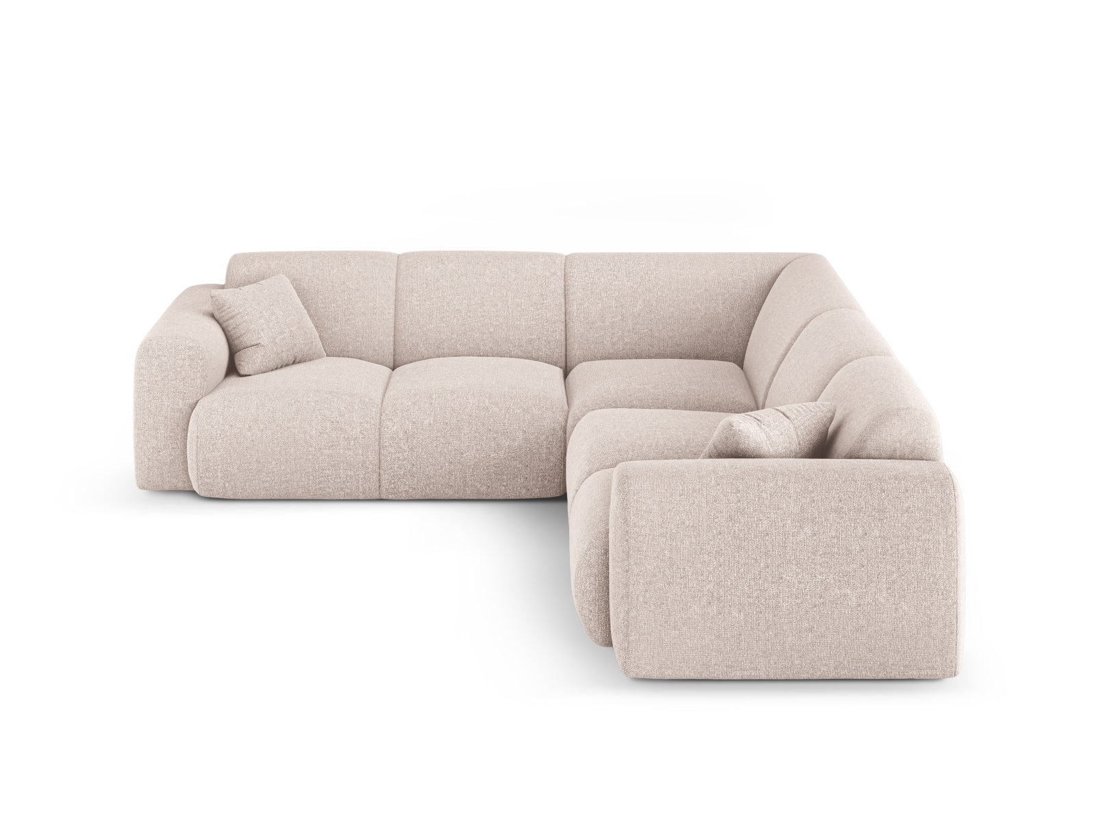 Nolio Symmetrical Corner Sofa, 5 Seats, 252x252 cm — Beige