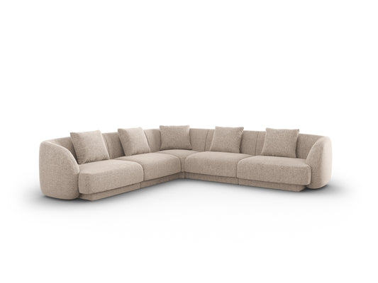 Tulum Reversible Corner Sofa, 5 Seats, 255x255 cm — Beige