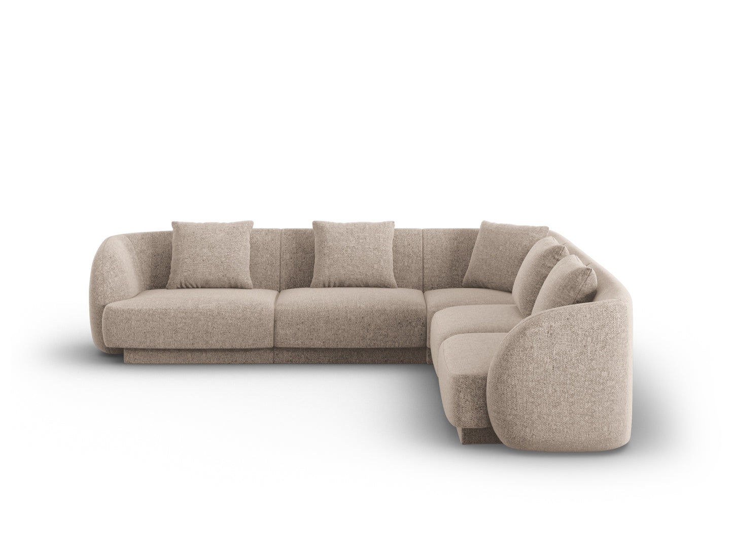 Tulum Reversible Corner Sofa, 5 Seats, 255x255 cm