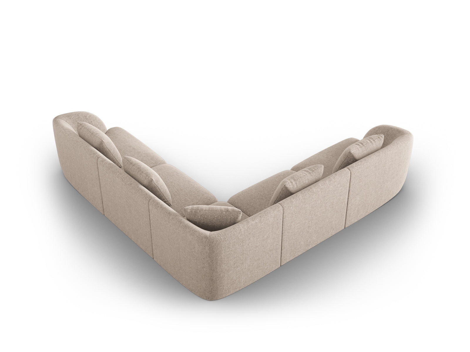 Tulum Reversible Corner Sofa, 5 Seats, 255x255 cm