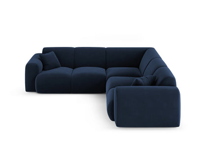 Nolio Symmetrical Corner Sofa, 5 Seats, 252x252 cm — Royal Blue