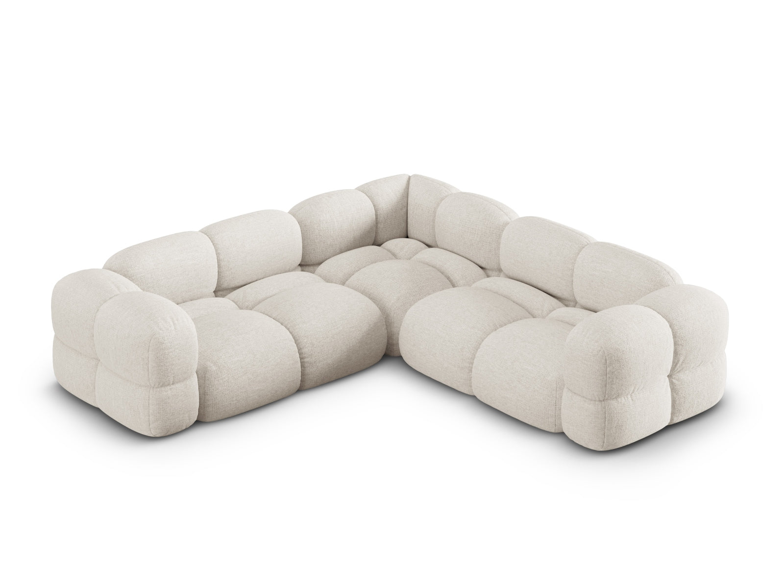 Loretto Symmetrical Corner Sofa, 4 Seats, 250x250 cm — Beige