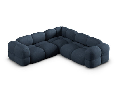 Loretto Symmetrical Corner Sofa, 4 Seats, 250x250 cm — Dark Blue