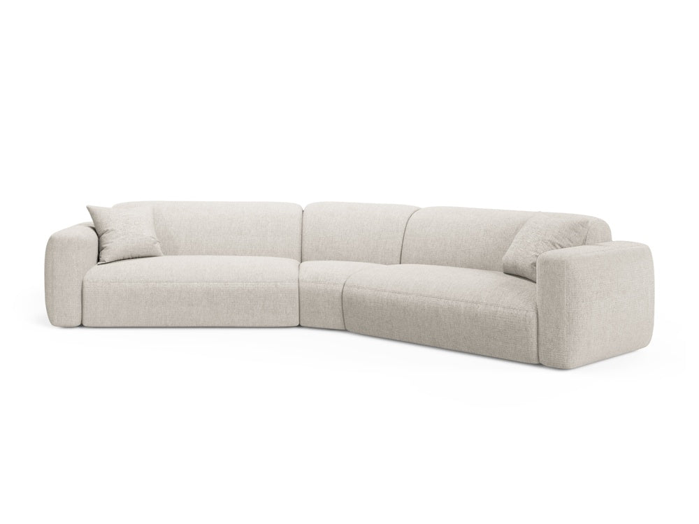 Strino Modular Symmetrical Corner Sofa, 3 Seats, 344x210 cm — Beige