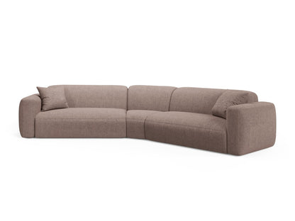Strino Modular Symmetrical Corner Sofa, 3 Seats, 344x210 cm — Cappuccino