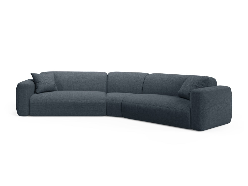 Strino Modular Symmetrical Corner Sofa, 3 Seats, 344x210 cm — Dark Blue
