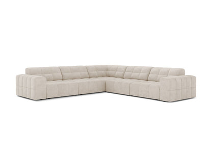 Chicago Symmetrical Corner Sofa, 4 Seats, 285x285 cm — Light Beige